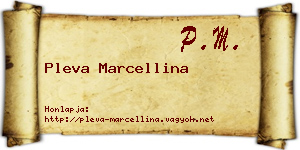 Pleva Marcellina névjegykártya